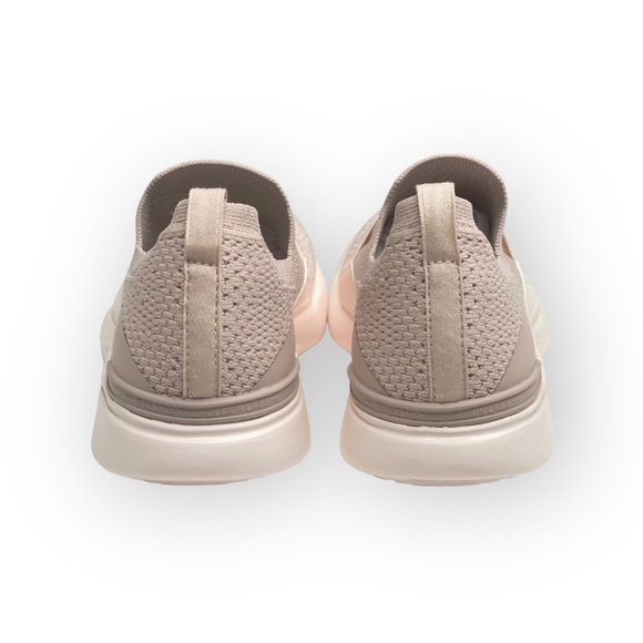 new APL 𖤐 Techloom Bliss Knit Satin Strap Running Shoe Sneakers 𖤐 Rose Nude 𖤐 - Picture 5 of 16